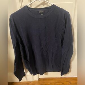 J. Crew Navy Blue Sweater Large